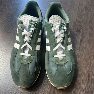 Adidas Men's Forest Green Sneakers